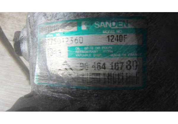 Компресор кондиціонера Peugeot, Citroen, 9646416780, 9639109580